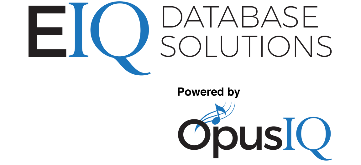 EIQ Database solutions,powered by Opus IQ EIQ Database solutions,powered by Opus IQ