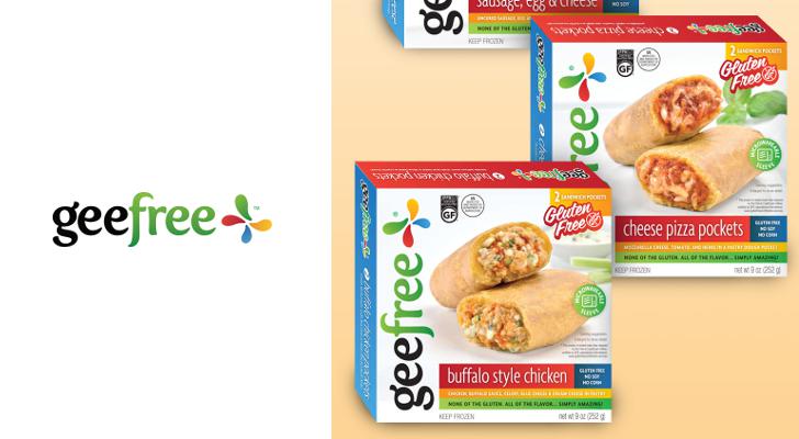 GeeFree gluten-free microwavable sandwich pockets