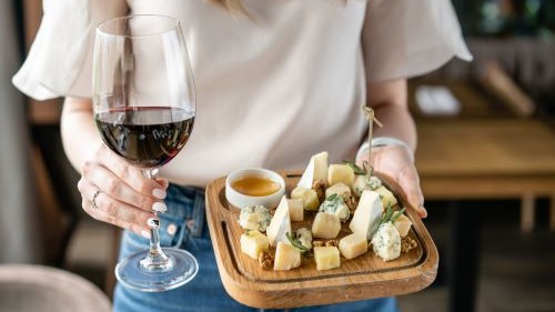 Wine and cheese teaser