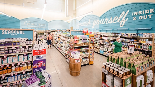 Sprouts market interior