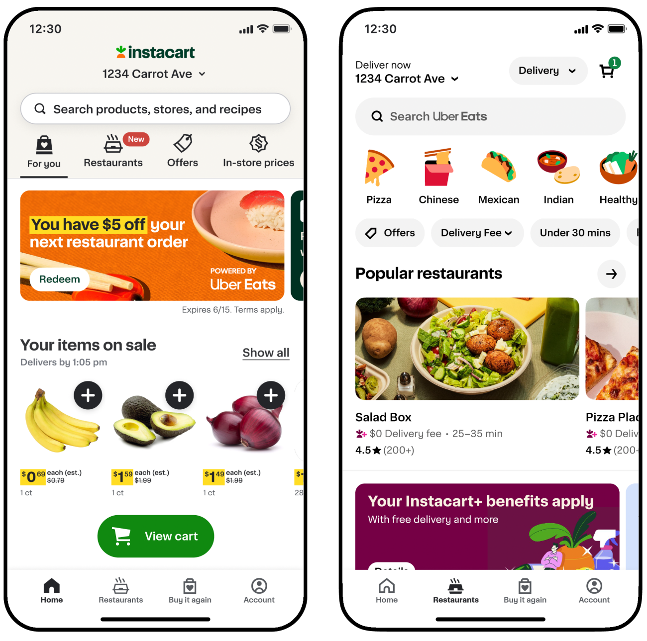 The New Dynamic Duo Instacart and Uber Team Up Progressive Grocer