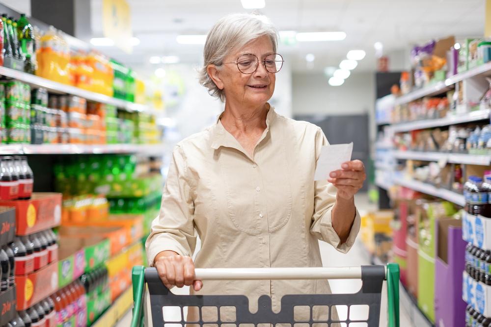 Elderly Lady Shopping Main Image
