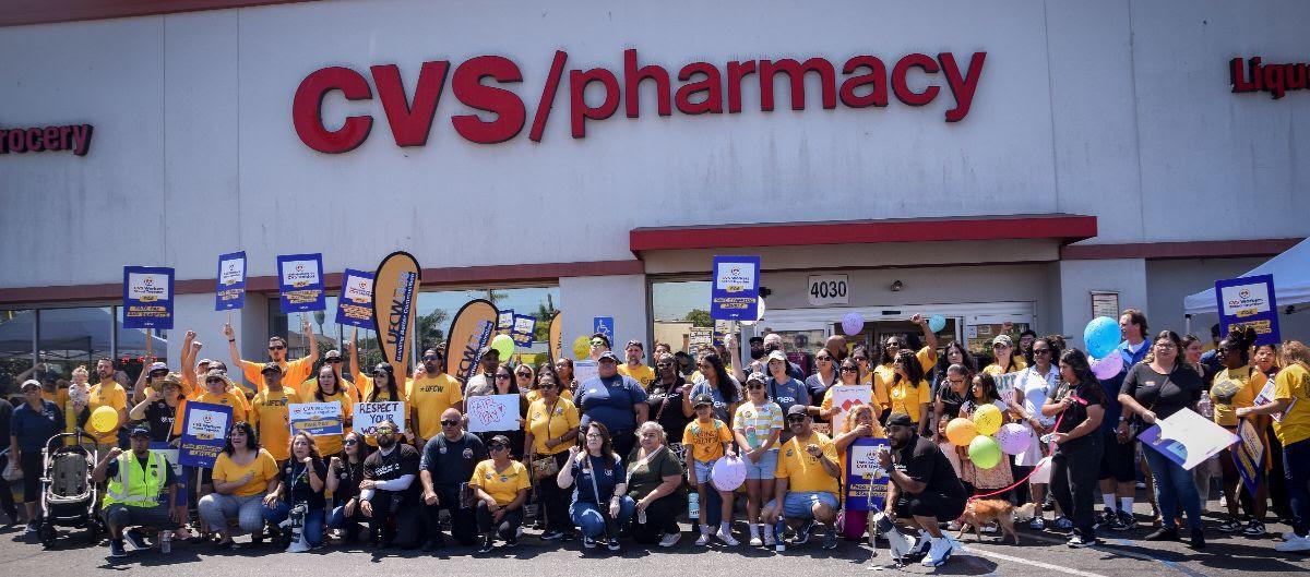 California CVS union members