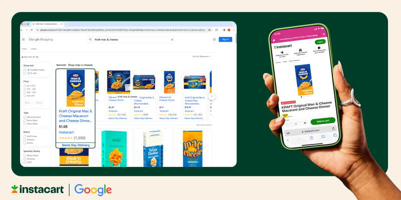 Instacart-Powered Google Shopping Ads Main Image
