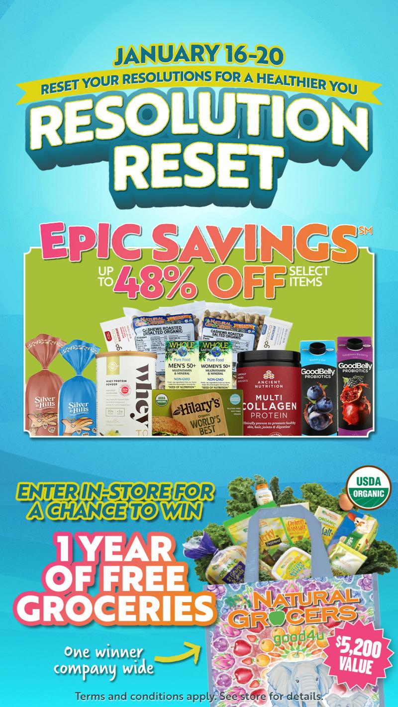 Natural Grocers 2024 Resolution Reset Main Image