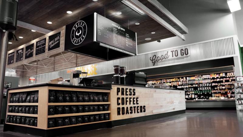 Press Coffee Roasters shop inside a Sprouts Farmers Market in Phoenix