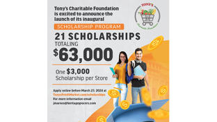 Tony's Fresh Market Scholarship Program Teaser