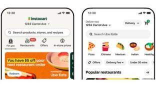 Instacart and Uber