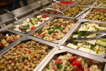 a box filled with different types of food