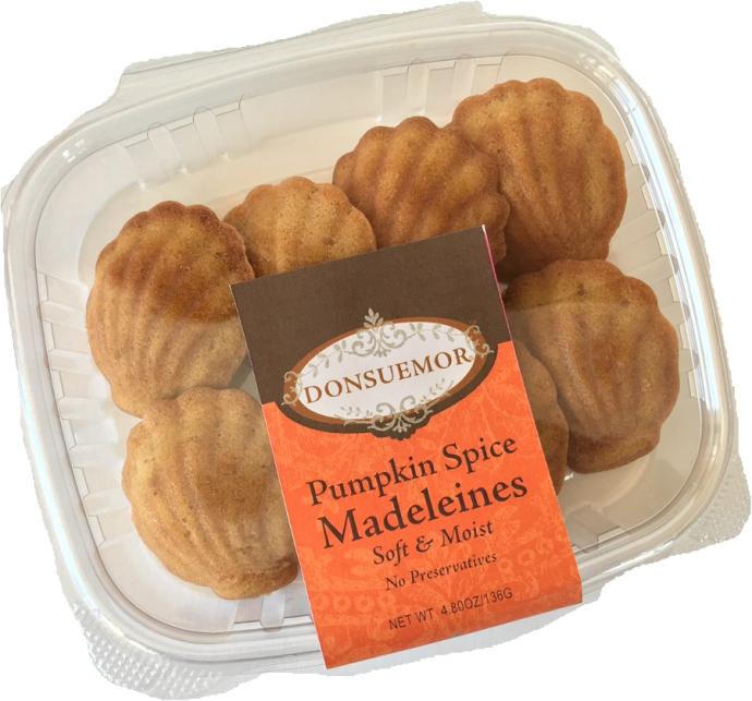 Donsuemor Pumpkin Spice Madeleine Cakes Progressive Grocer