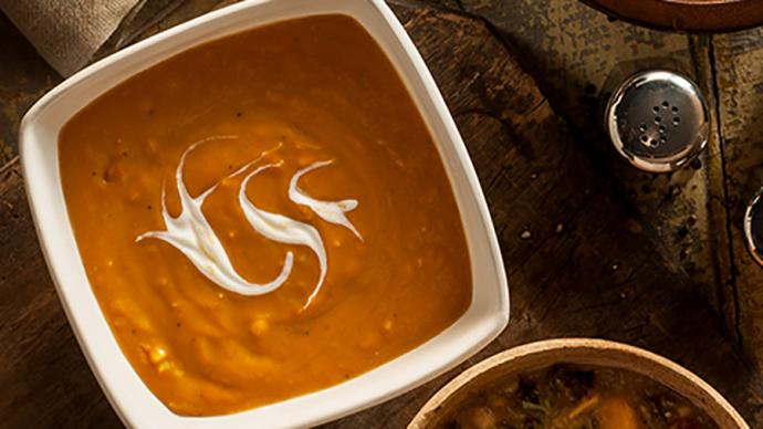 Creamy Thai Carrot Ginger Soup from Sandridge