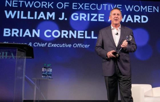 Target CEO Brian Cornell Accepts Award for Gender Diversity