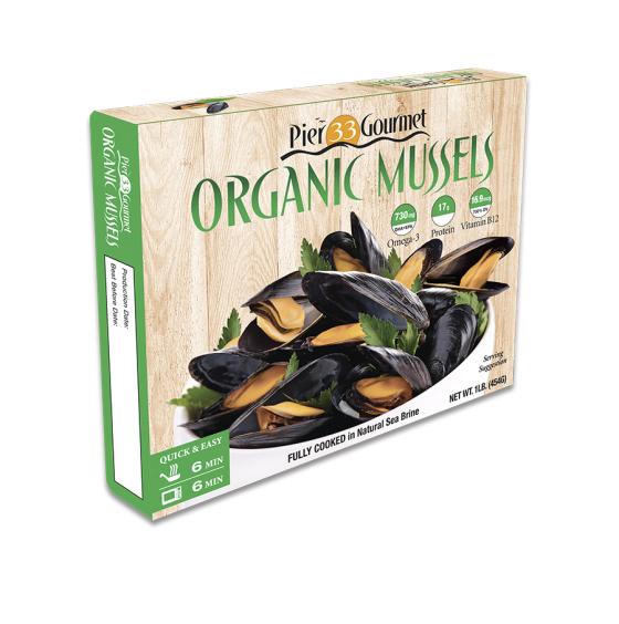 Pier 33 Gourmet Organic Mussels