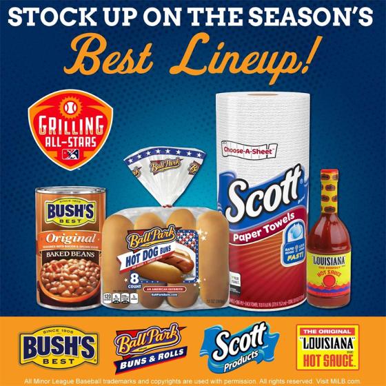 Weis Among Participants in Minor League Baseball Grilling Promo