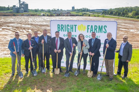 Giant Food Stores, BrightFarms Break Ground on Greenhouse