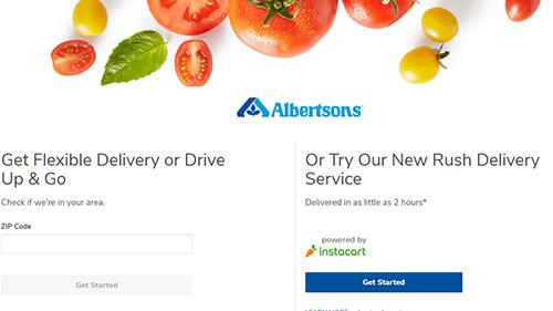 Albertsons Makes Online Grocery Delivery Sites, Apps More Accessible