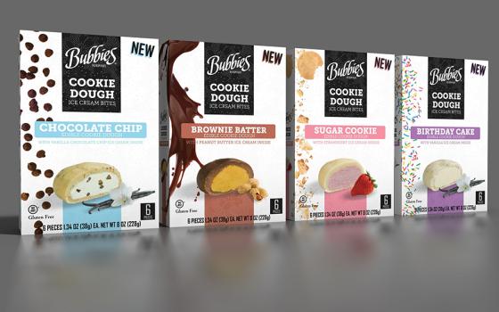 Bubbies Cookie Dough Ice Cream Bites