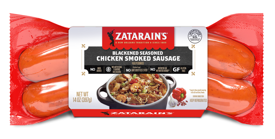 Zatarain's Blackened Seasoned Chicken Smoked Sausage Main Image