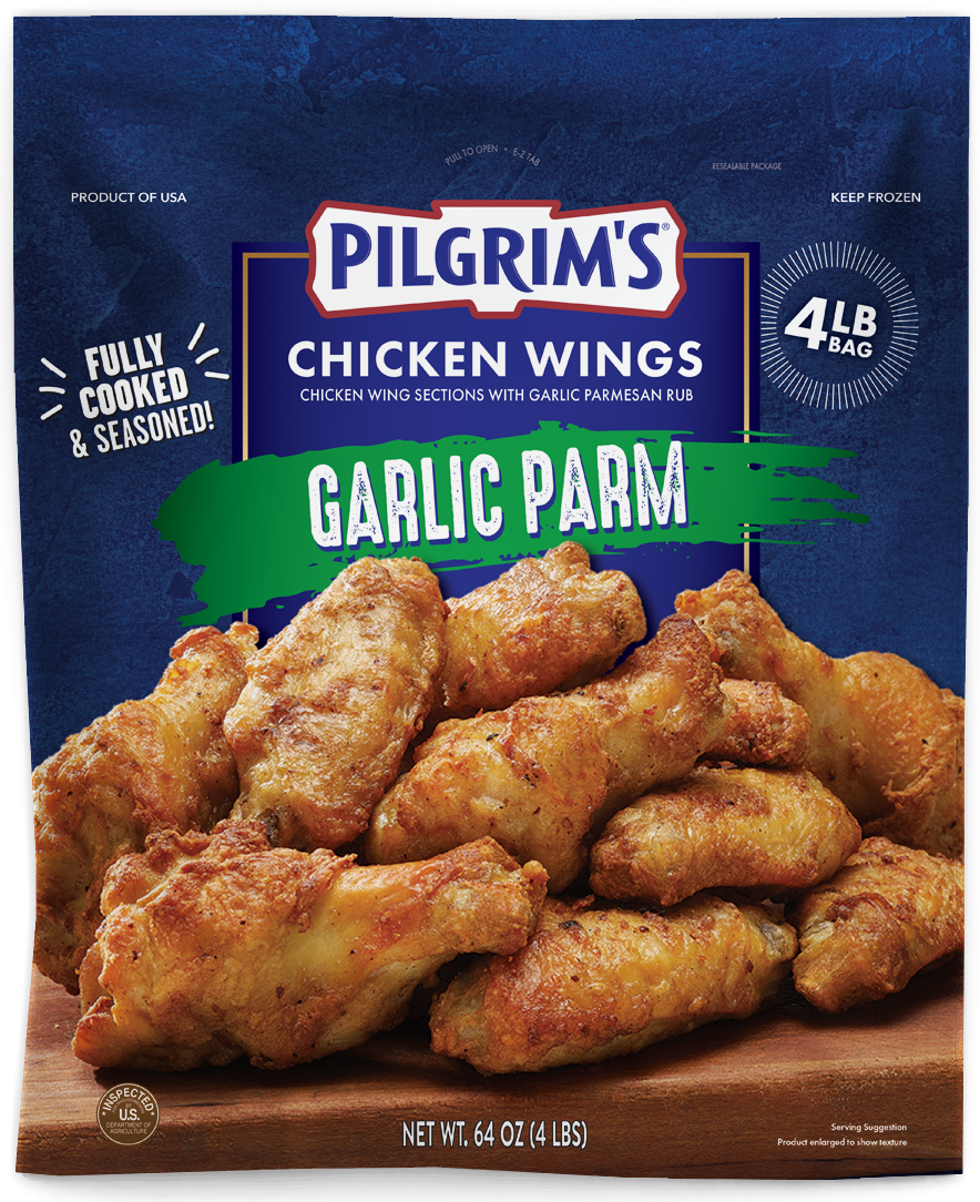 Pilgrim’s Garlic Parm Chicken Wings 