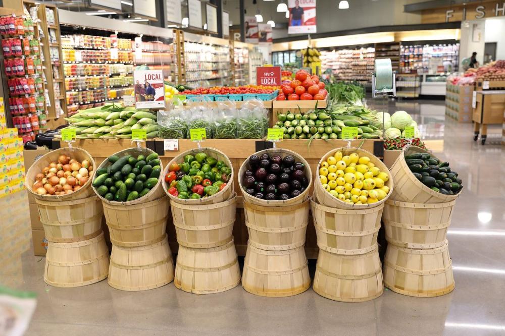 a store filled with lots of food