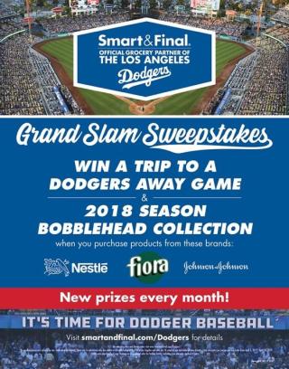 Smart & Final Runs LA Dodgers-Themed Sweepstakes