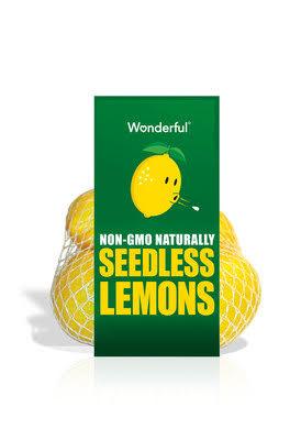 Wonderful’s latest introduction is Wonderful Seedless Lemons