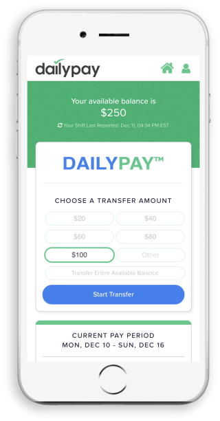 Employees whose companies use DailyPay have been able to access their earned wages the next day at no charge during the COVID-19 pandemic.