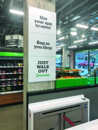 At the Amazon Go Grocery store in Seattle, contactless shopping is on perfect display, with no touchpoints at all except for whatever products a consumer may grab to purchase and "just walk out" with.