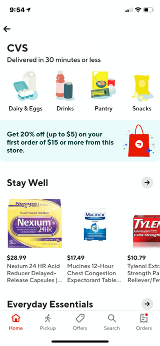CVS Expands Home Delivery With DoorDash