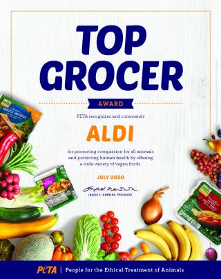 PETA Names Aldi Top Grocer
