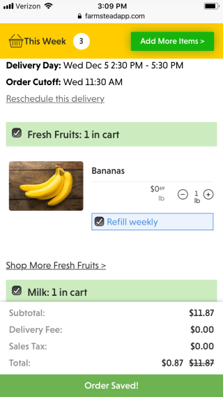Online Grocer Farmstead Doubles Delivery Area
