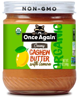 Once Again Cashew Nut Butter Plus Lemon