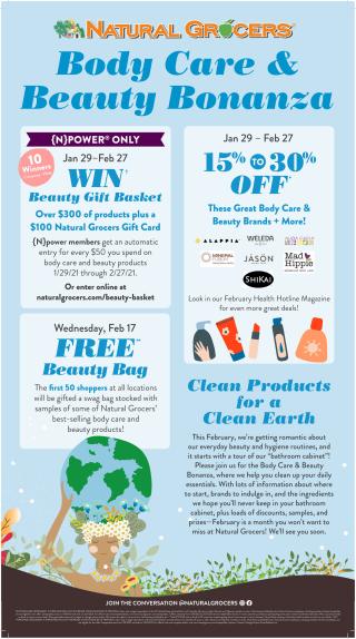 Natural Grocers to Debut 1st Annual Body Care & Beauty Bonanza