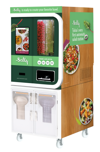 Reasor’s Rolls Out Automated Salad Station Sally Chowbotics DoorDash