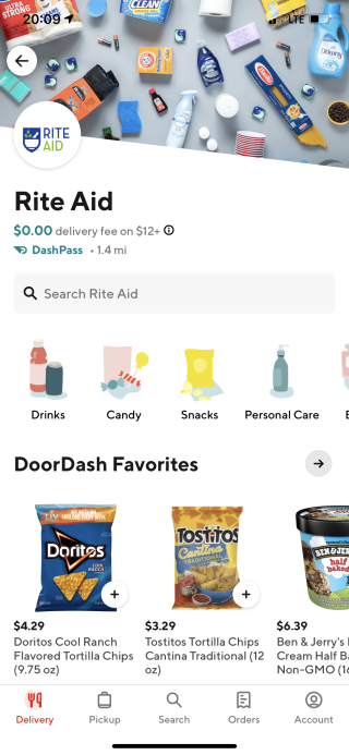 Rite Aid, DoorDash Team on National Same-Day Delivery