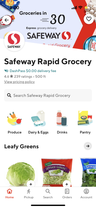 Safeway IOS Main Image