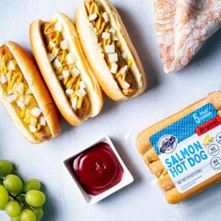 Blue Circle Salmon Hot Dogs Main Image