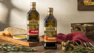 Filippo Berio Sustainable Select EVOO Line-Hearty Balance and Smooth Harmony Suggested retail price: $19.99 per 25.3-fluid-ounce bottle These oils are sourced from fruit raised in sustainably nurtured groves that apply third-party certified integrated farming methods. The fruit is harvested selectively to ensure only fine, ripe olives are chosen. Hearty Balance is highly aromatic and richly complex, with a medium intensity. Grass aromas and a slightly leafy taste make it ideal for bringing depth to fish di
