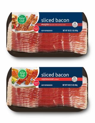 Food Club Maple Bacon and Applewood Bacon