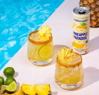 Wildwonder Pineapple Paradise Prebiotic + Probiotic Sparkling Drink