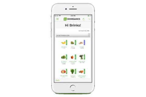 Ecommerce Grocer Doorganics Launches Mobile App