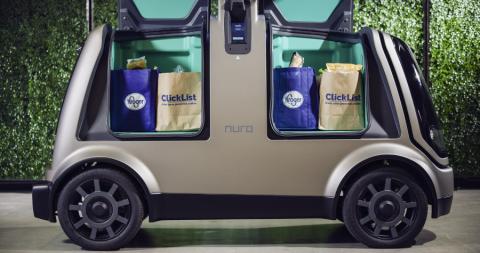 Kroger Pilots Autonomous Online Grocery Delivery