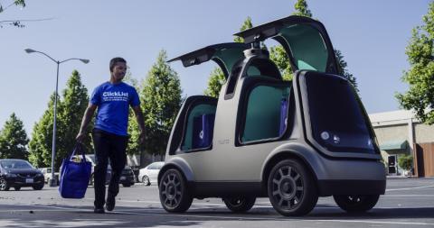 Kroger Reveals Pilot Market for Autonomous Grocery Delivery Vehicles