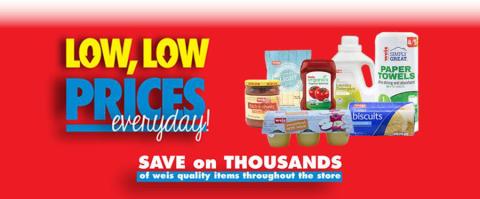 Weis Markets Slashes Prices on 7K-plus Items
