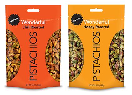 Wonderful Pistachios has launched new flavors for those who want something sweet or spicy.