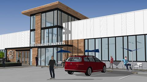 Includes grocer's 1st fast casual restaurant, a rooftop deck and more PCC Community Markets