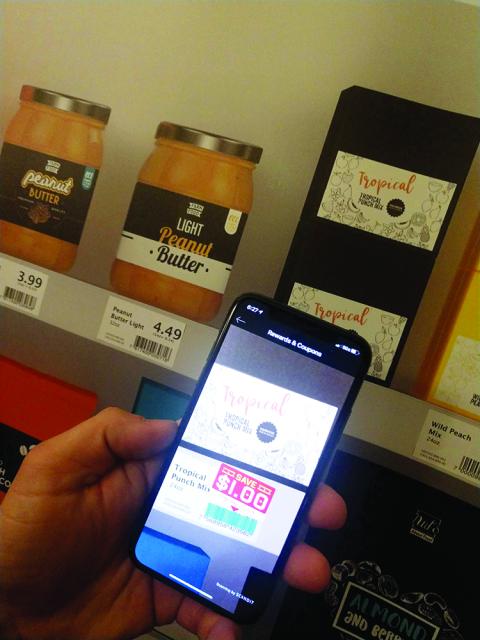 Scandit’s quick-scanning technology enables special savings to pop up over the shelf tag when it’s scanned