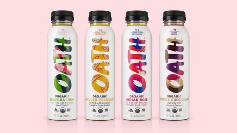 Oath Organic Oat Milk with Plant Protein | Progressive Grocer