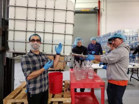 Spirits Maker Offers Hand Sanitizer Help