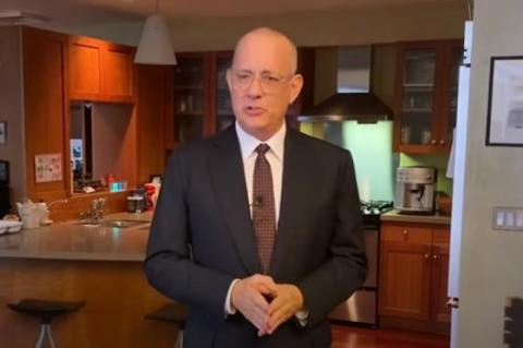 Tom Hanks, Doug McMillon Thank Grocery Heroes